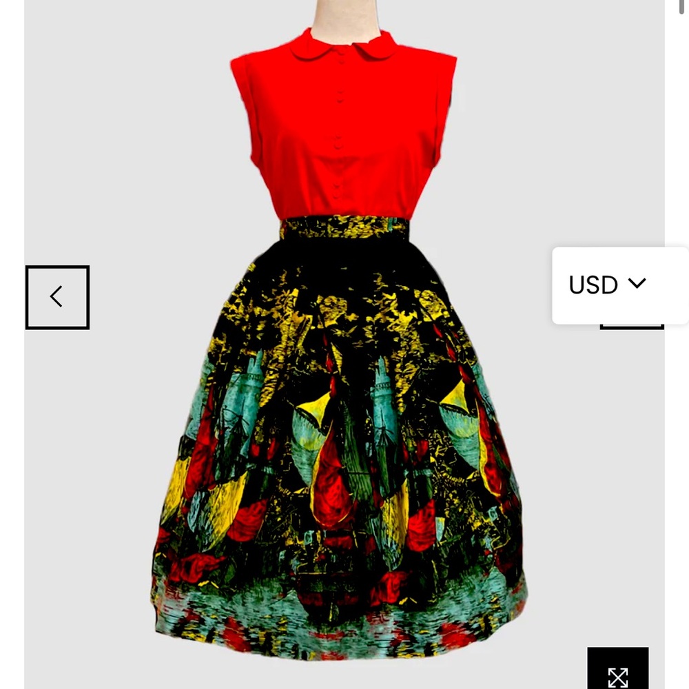 Retrospe’d 1950s style skirt